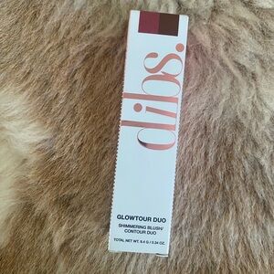 NIB Dibs Beauty Glowtour Duo duo shimmering blush contour - Retrograde Rose